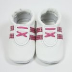 Krabbelschuhe Sneaker weiss-pink